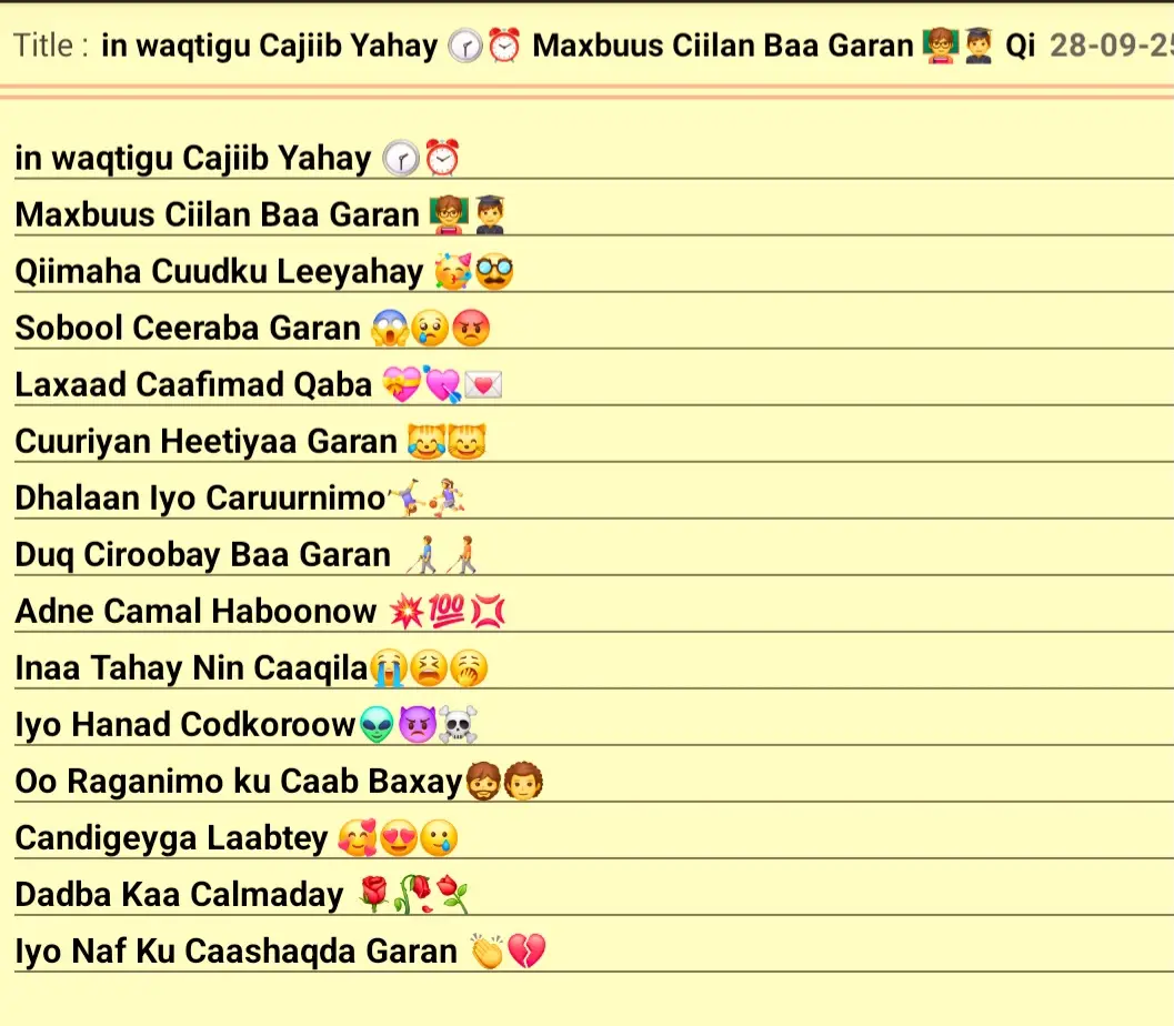 in waqtigu Cajiib Yahay Maxbuus Ciilan Baa Garan Qiimaha Cuudku Leeyahay Sobool Ceeraba Garan Laxaad Caafimad Qaba Cuuriyan Heetiyaa Garan Dhalaan Iyo Caruurnimo Duq Ciroobay Baa Garan Adne Camal Haboonow Inaa Tahay Nin Caaqila Iyo Hanad Codkoroow Oo Raganimo ku Caab Baxay Cindigeyga Laabtey Dadba Kaa Calmaday Iyo Naf Ku Caashaqda Garan Qiimaha Cuudku Leeyahay Sobool Ceeraba Garan Laxaad Caafimad Qaba Cuuriyan Heetiyaa Garan Dhalaan Iyo Caruurnimo Duq Ciroobay Baa Garan Adne Camal Haboonow Inaa Tahay Nin Caaqila Iyo Hanad Codkoroow Oo Raganimo ku Caab Baxay Cindigeyga Laabtey Dadba Kaa Calmaday Iyo Naf Ku Caashaqda Garan  @SOMALI🇸🇴SOMALI🇸🇴DHALAY🇸🇴  @TiGeR____hOWd🥷🔥🚬  @AbdillaHi🌴🤍🐬  @DAYAXO DARAAWIISH 🤍🐎💙 