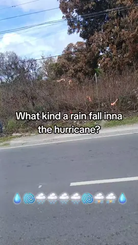 what kind of rain fall in the hurricane Jamaica? ⛈️💧🌧🌫🌨🌩 #acidrain #jamaicatiktok #jamaicantiktok🇯🇲viral #fyp #foryoupage 
