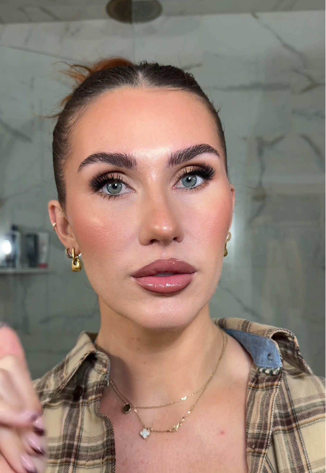 Easy Fall Look 🍂 @Ciate London @makeupbymario @NARS Cosmetics @Haus Labs @velourbeauty #makeup #makeuptutorial #eyeshadowtutorial #fallmakeup 