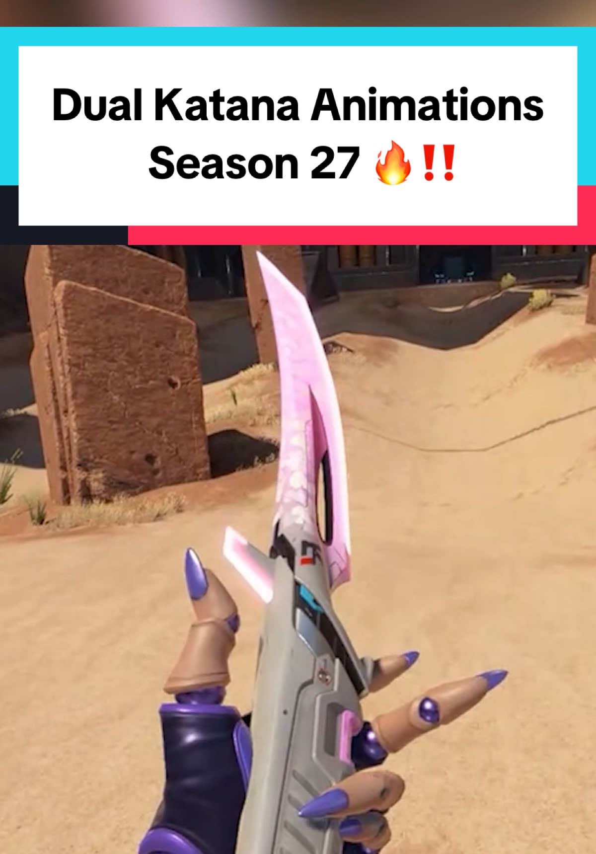 “Dual Katana” Animations in Apex #apex #gaming #apexlegends 