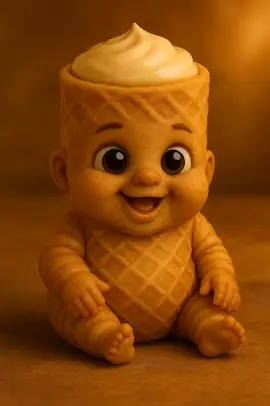 Little condensed milk tube baby🍼🍯 #fyp #foryour #viral #cute #funny 
