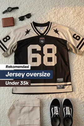 Rekomendasi outfit #jersey #outfitinsfiration #fyp #oversize #jerseyoversize 