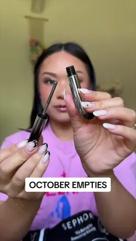 silently rating my october empties 🤐 so many bangers in this one!!  @Morphe Cosmetics nano brow pencil // cold brew @Rare Beauty brow gel @Judydoll US iron mascara @ArdellBeauty active lash glue  @Benefit Cosmetics porefessional setting spray @kissproducts lashes // high bun @Summer Fridays gentle reset exfoliating pads @Glow Recipe avocado face wash @First Aid Beauty kp bump eraser @Naturium glow getter body wash @Oribe gold lust hair oil @TOPICALS faded bar soap #monthlyempties #empties #beautyempties #emptiesreview #silentreview 