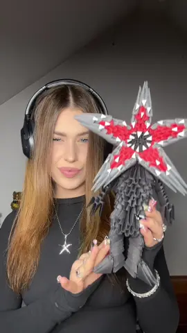 Trochę więcej tu elementów, ale naprawdę jest prościutkie! 🖤 #DIY #strangerthings #demogorgon #giftidea #tutorials 