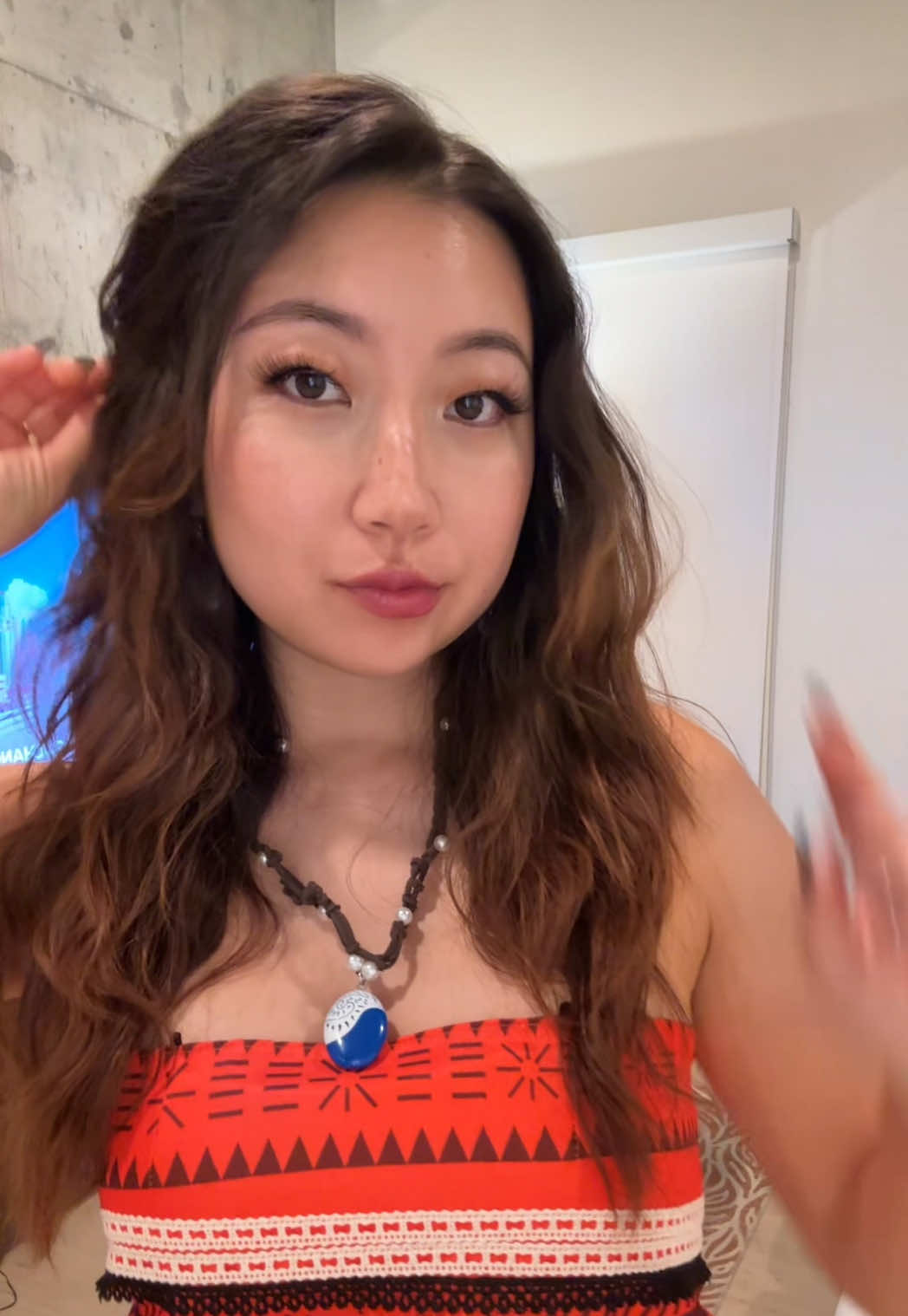 Moanaaaa 🌊🌺 #halloween2025 #moana #moanacostume 