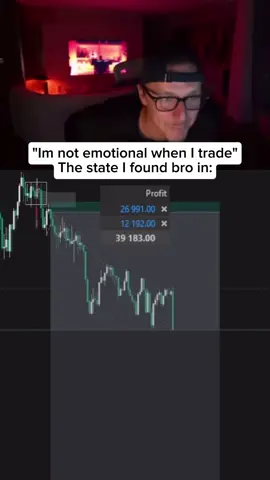 Bro after saying he doesn’t trade emotionally😭 #trading #fyp #forextrading #viral #funny 
