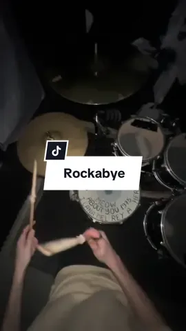 Rockabye #cleanbandit #drums #drummer #drumcover #musictok 