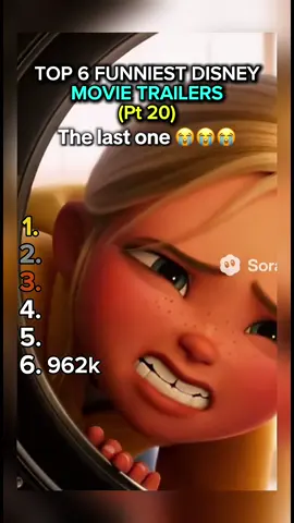 TOP 6 FUNNIEST SORA AI DISNEY PIXAR MOVIE TRAILERS #disney #movie #movietrailer #sora #ai