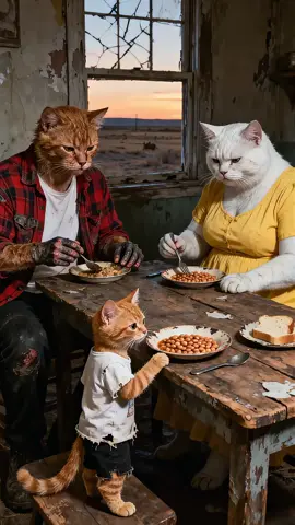 orange sat survived #cat#cutecat#aicat#fatorangecat#trending 