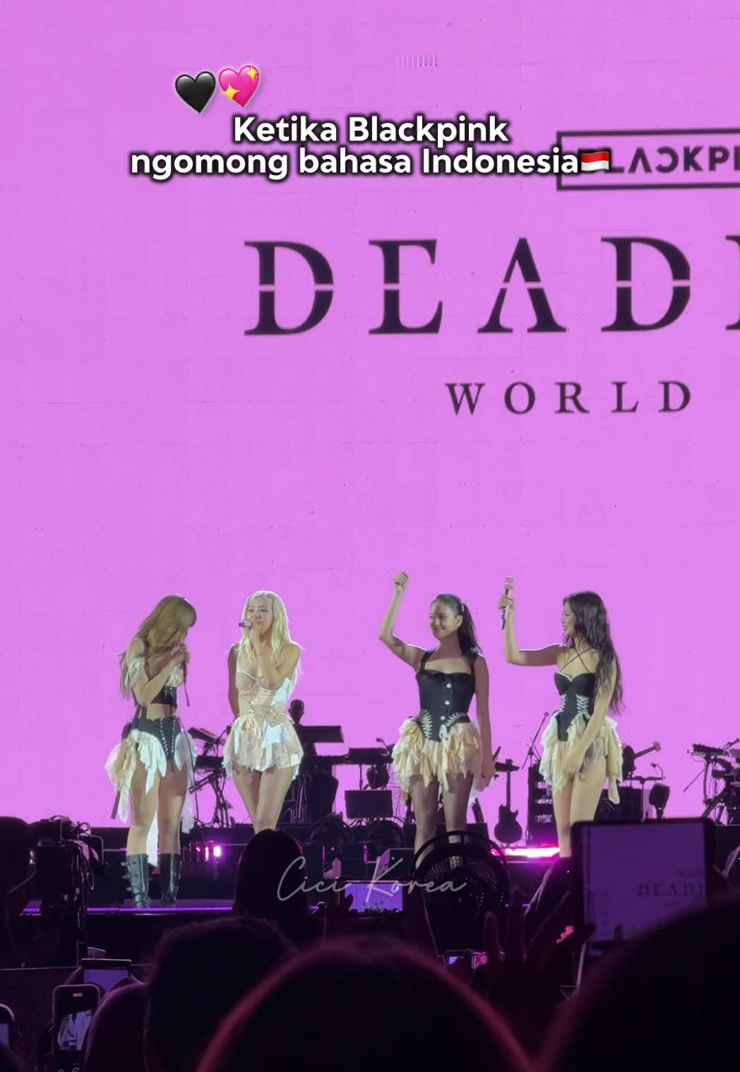 LUCU BANGET MEREKAAA😭🫶🏻  #CicidiJakarta #blackpink #concert #deadline 