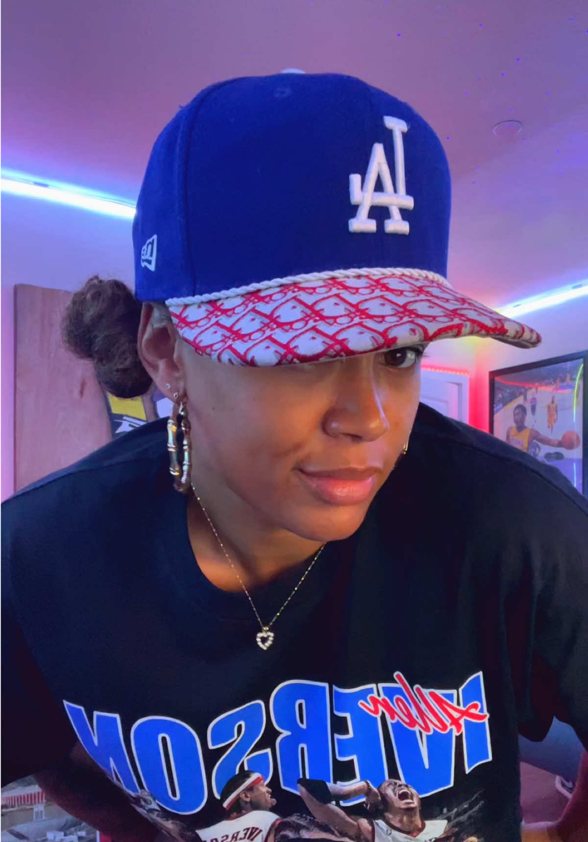 Made this hat almost 8 years old. I love when pieces have another moment 🏆✨ #losangelesdodgers #worldserieschamps #losangeles 