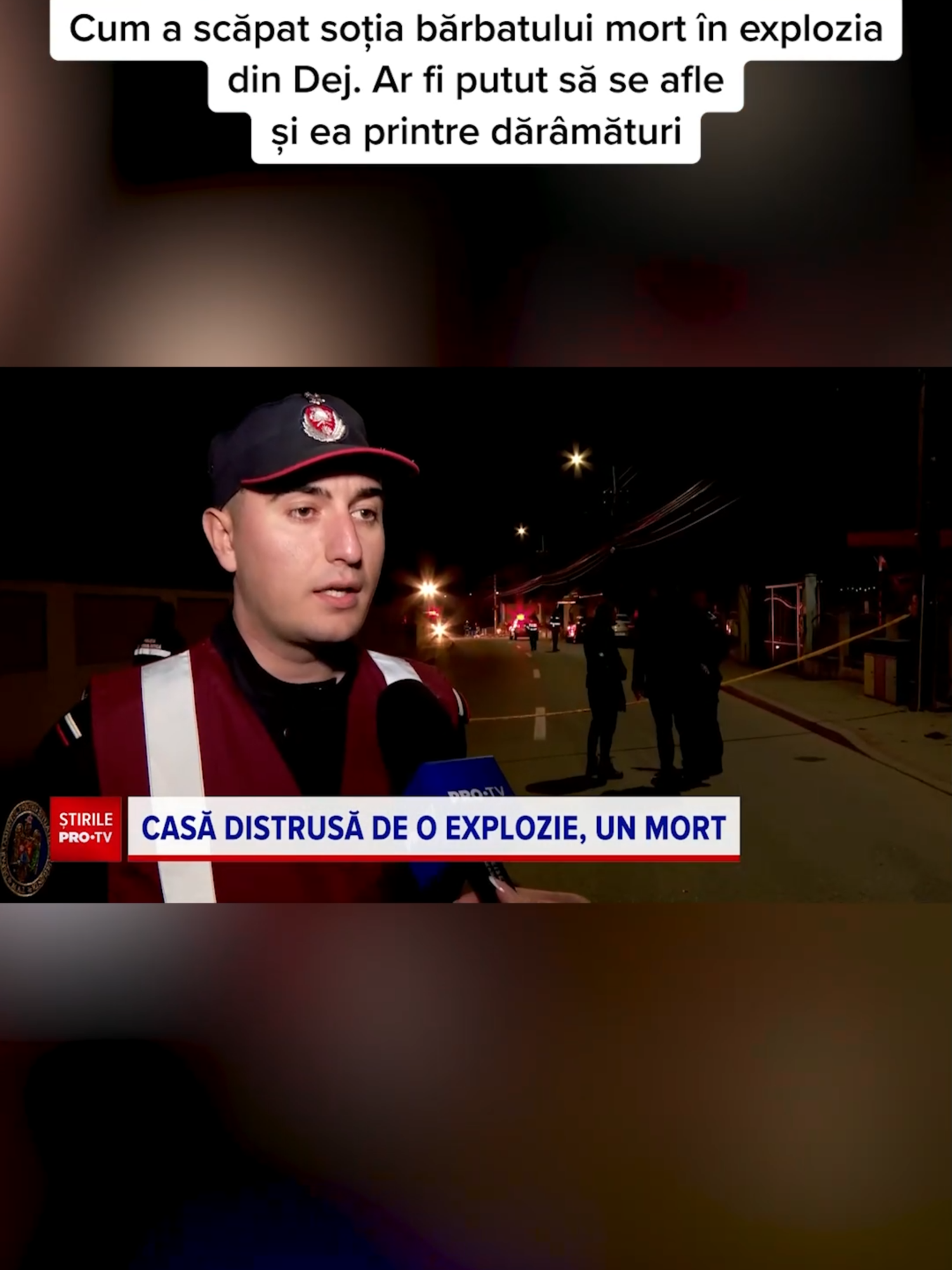 Cum a scăpat soția bărbatului mort în explozia din Dej. Ar fi putut să se afle și ea printre dărâmături #stirileprotvdeastazi #news #stiri #protv #stirileprotv