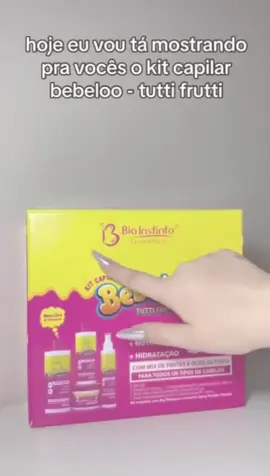 💖 Cabelos cheirosos, macios e cheios de vida com o Bebelo Bio Instinto Tutti Frutti! 🍓✨ Hidrate, nutra e conquiste fios incríveis com esse tratamento capilar completo! 💆‍♀️💫 #cabelos #foryou #kit #achadinhos #cuidadodelcabello 