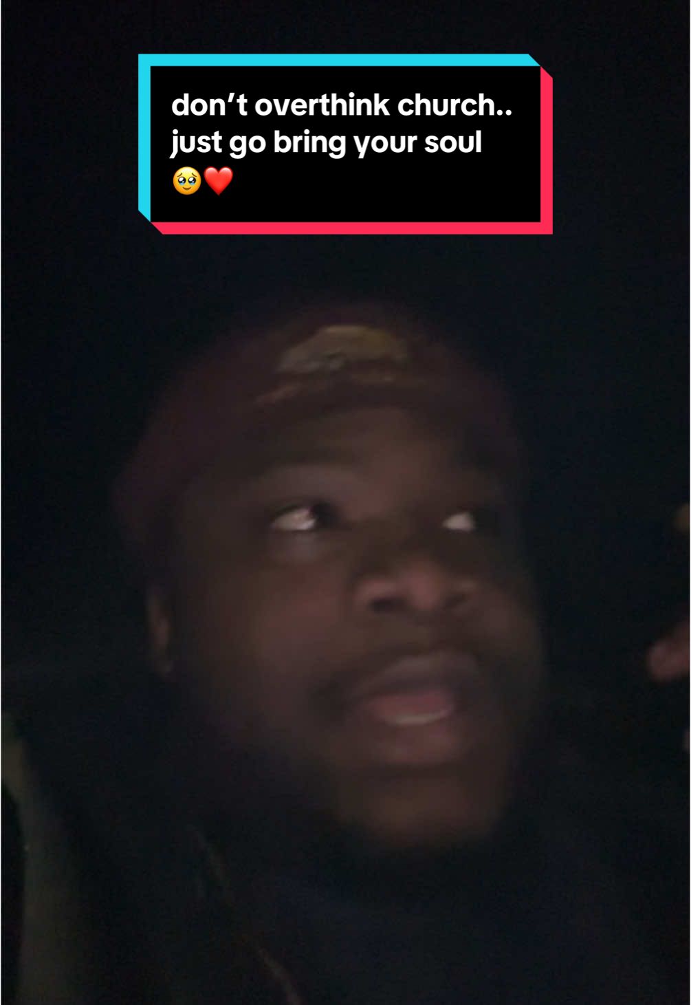 don’t overthink church.. just go bring your soul 🥹❤️ #god #chruch #overthinking #godisgood #fypシ #foryou #trustgod #soul 