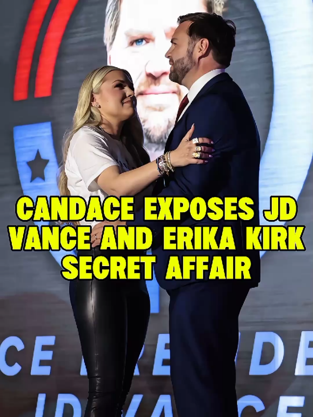 Candace Exposes Jd Vance and Erika Kirk Secret Affair #jdvance #erikakirk #celebrity #viral #fyp 