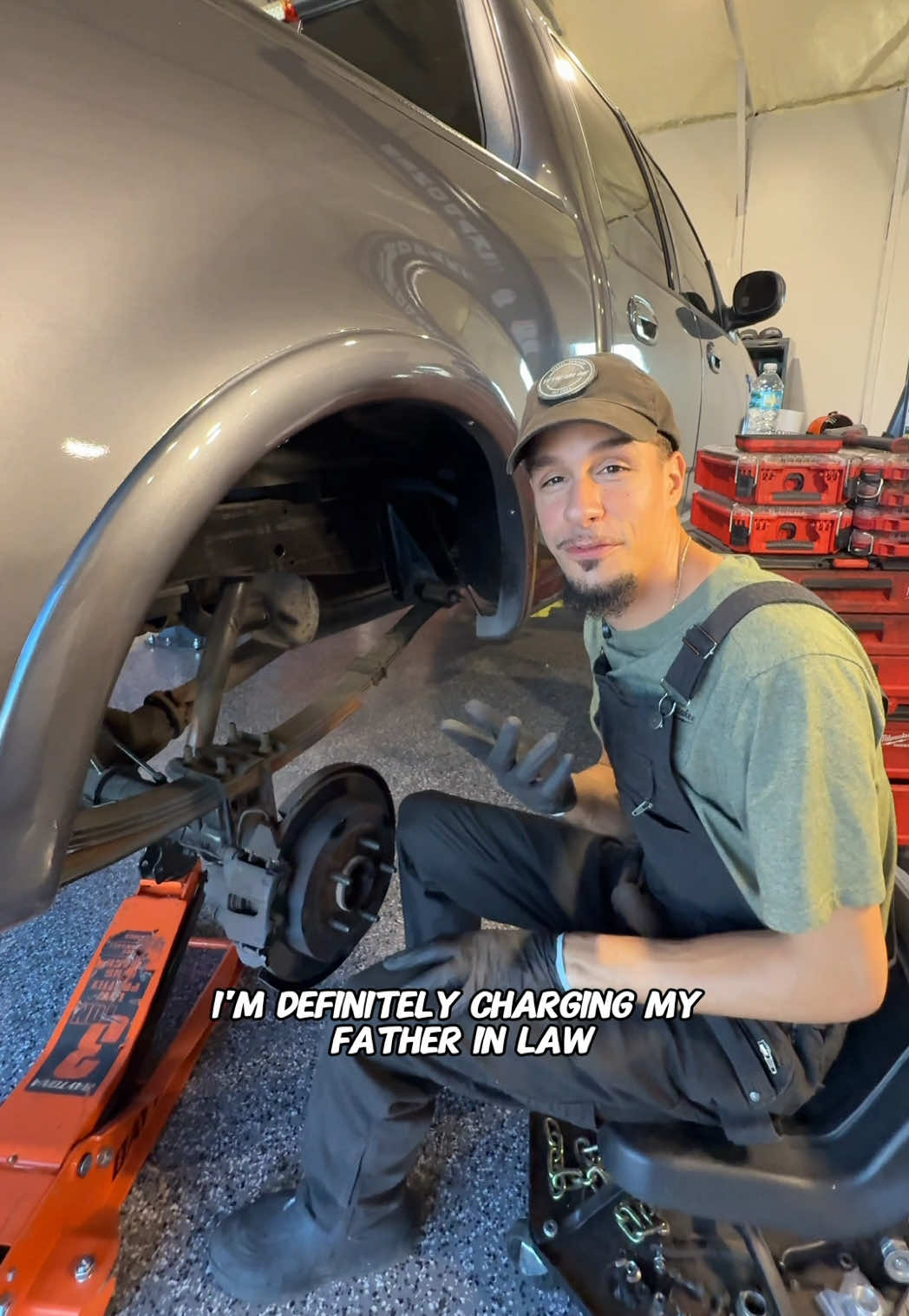 Changing my father-in Laws Struts using Monroe Restore Shocks. He was very happy with the results! . . . #Cars #Carrepair #Mechanic #tiktokauto #carsoftiktokcontest 