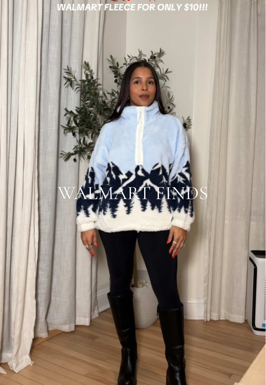 This was a great find! I will be getting the flower and leopard one 🏃🏽‍♀️💳💥  Fleece linked in my LTK 💌 #walmartfinds #walmartfashion #fashioninspo #outfitinspo #outfitideas 