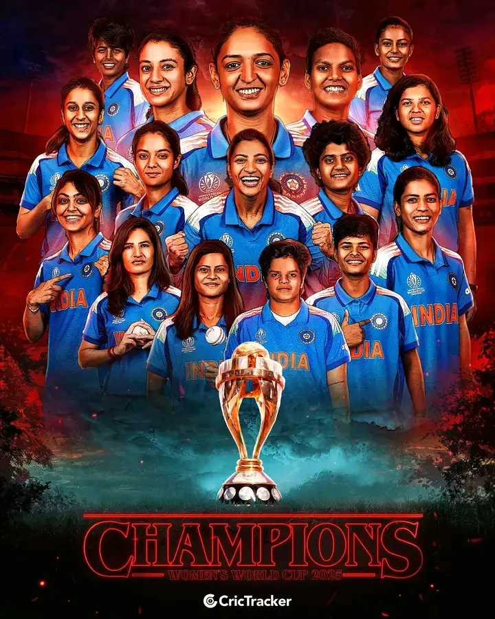 25 साल बाद भारतीय महिला टीम ने वर्ल्ड कप चैंपियन अपने नाम की बधाई हो  congratulations team India 🇮🇳🎉🎉🥳💯🎉❤️🏏
