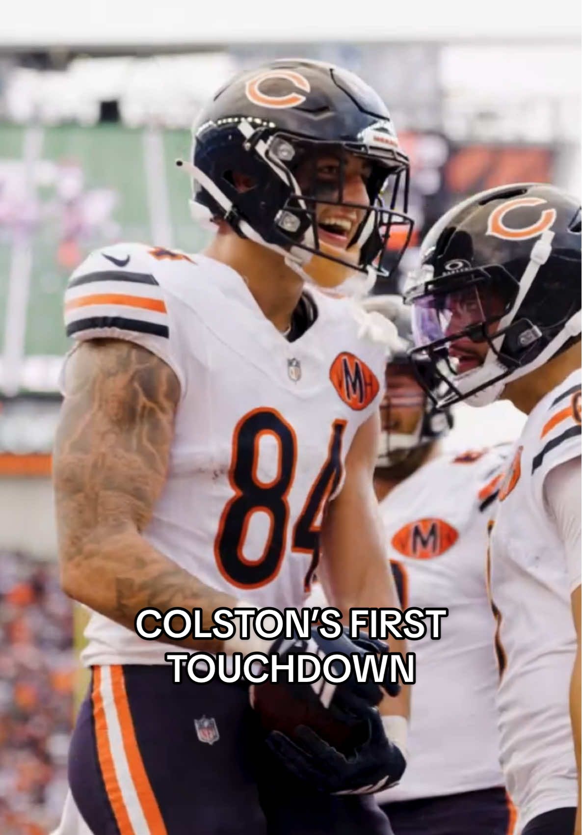 love to see it 🙂‍↕️ #colstonloveland #chicagobears #touchdown 