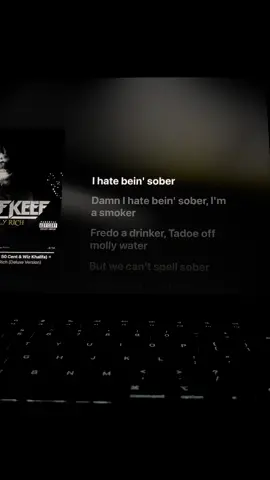 hate bein sober #chiefkeef #fyp #lyrics #applemusic #audio 