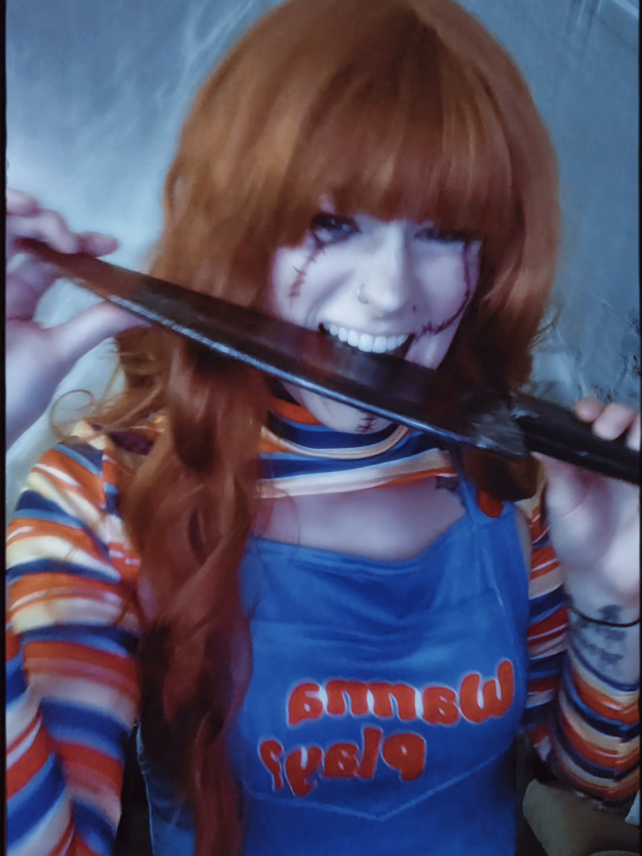 Hi im Chucky, Wanna Play? #chucky #transition #fyp #halloween 