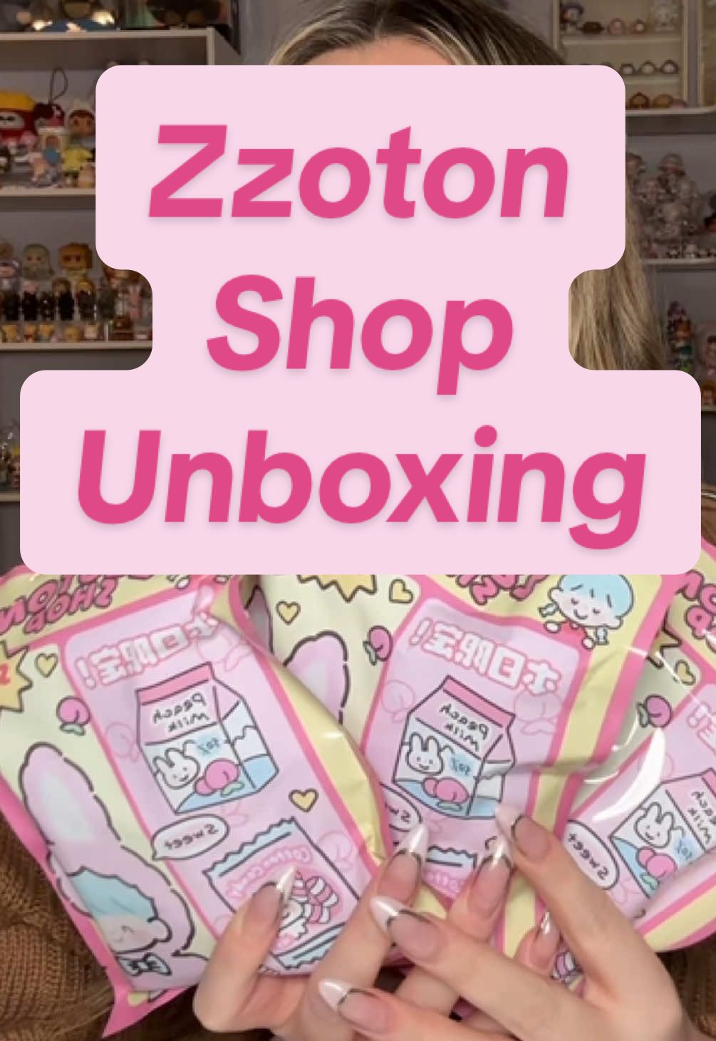Unboxing some of the Zzoton Shop blind bags 🛍️ @MINISO United States @MINISO  #blindbox #blindboxopening #zzoton #blindbag #unboxing 