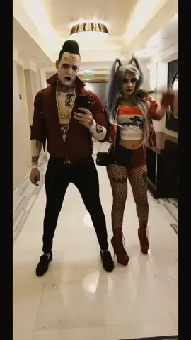 #parejas #fiestas #joker #halloween #cubanos @Pitikausa 