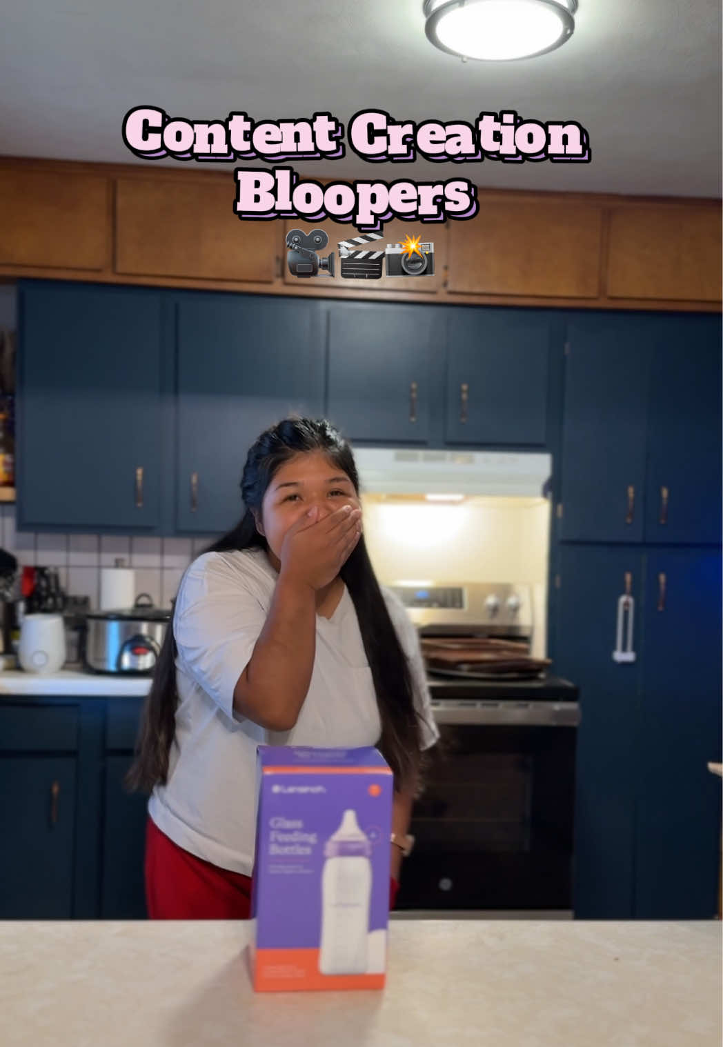 Still trying to master the art of not give a f*** lol 🥲🙃 my sons commentary and laughs have me 💀@LansinohUSA #contentcreator #contentcreatorsoftiktok #MomsofTikTok #bloopers #lansinohbottles 