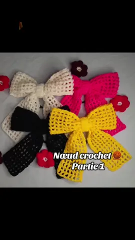 Novembre KADO🎁 30 jou 30 tuto🧶 jour 2 Nœud crochet #créationSD #crochettok #NovembreKADO🎁 #tutocrochetfacile #foryoupage 