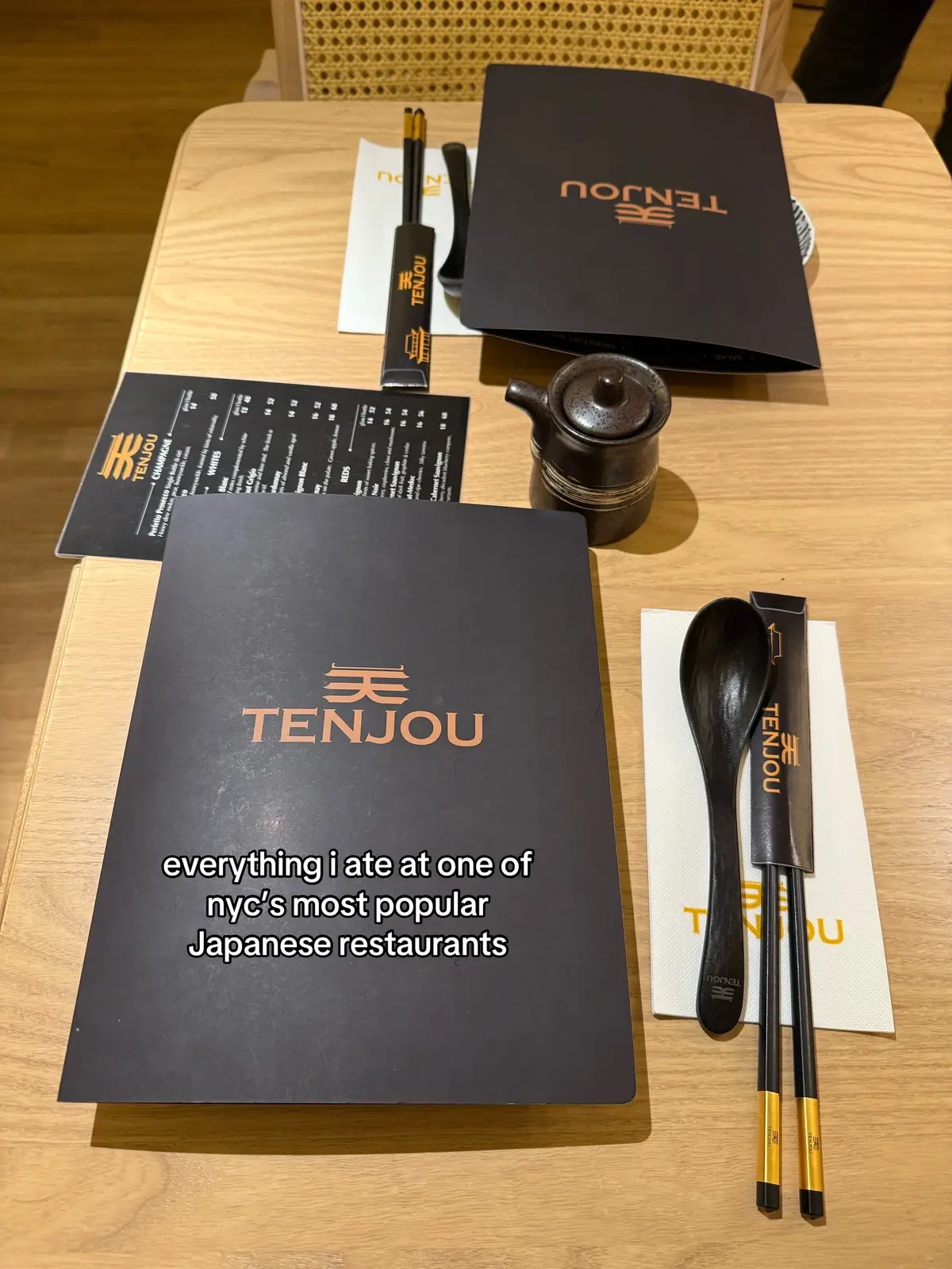 everything was insaneee @Tenjou NYC #Foodie #nyc #sushi 