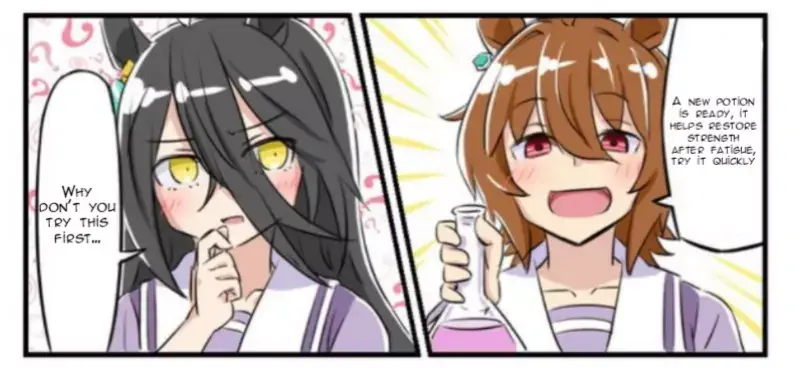 In the world of Uma Musume, Agnes Tachion and Manhattan Cafe share a legendary rivalry. Agnes, with her explosive speed, contrasts Manhattan Cafe's relentless stamina. Their clashes on the track are epic, pushing each other to their limits. Yet, beyond the competition, there's a deep, mutual respect. This iconic duo embodies the spirit of horse girl racing, where fierce rivalry and unspoken bonds intertwine, creating unforgettable moments for all fans. #manga #comics #uma #tachycafe #manhattancafe #agnestachyon #umamusumeprettyderby #สาวม้าโมเอะ #umamusume #ウマ娘 #agnes #tachyon 