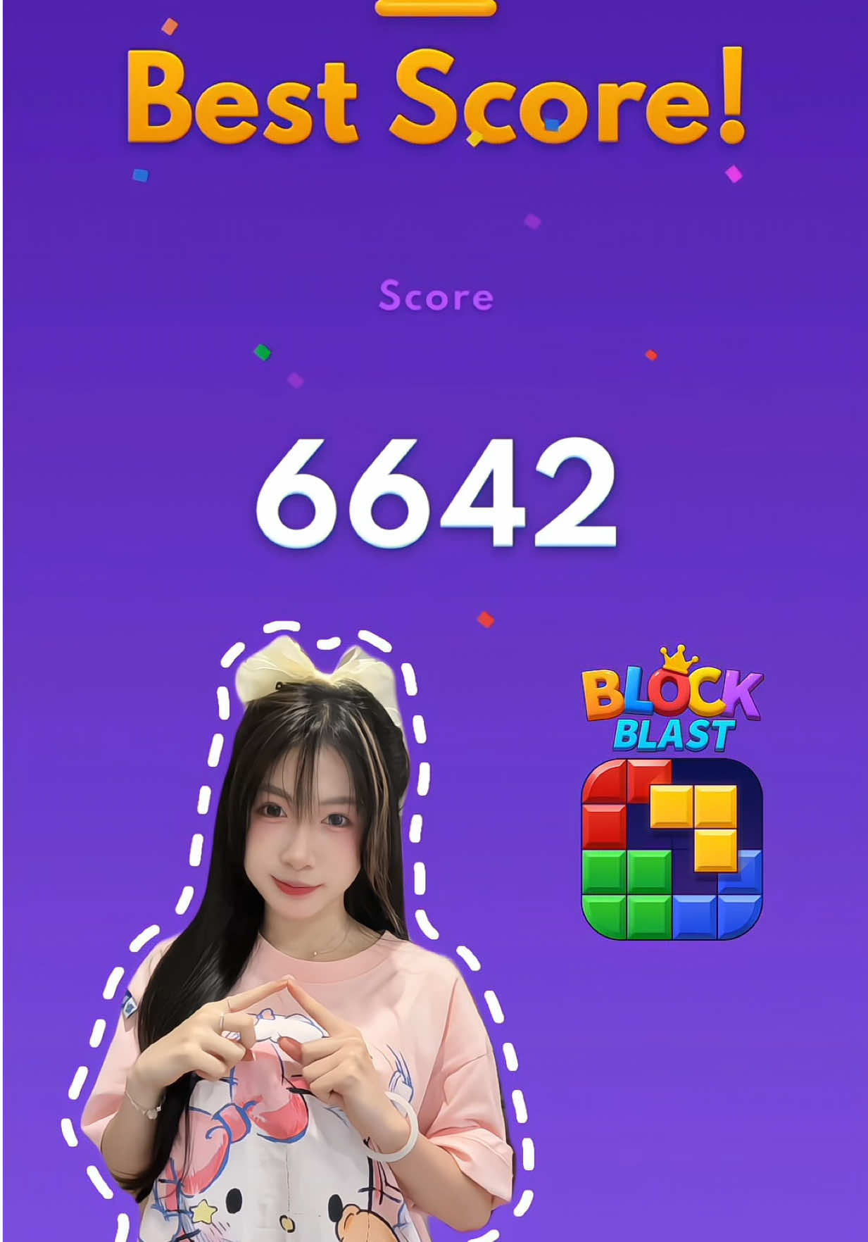 Ai hơn điểm mình không? 😝 #blockblast #hungrystudio #blockblastlove #uyenciu1507 