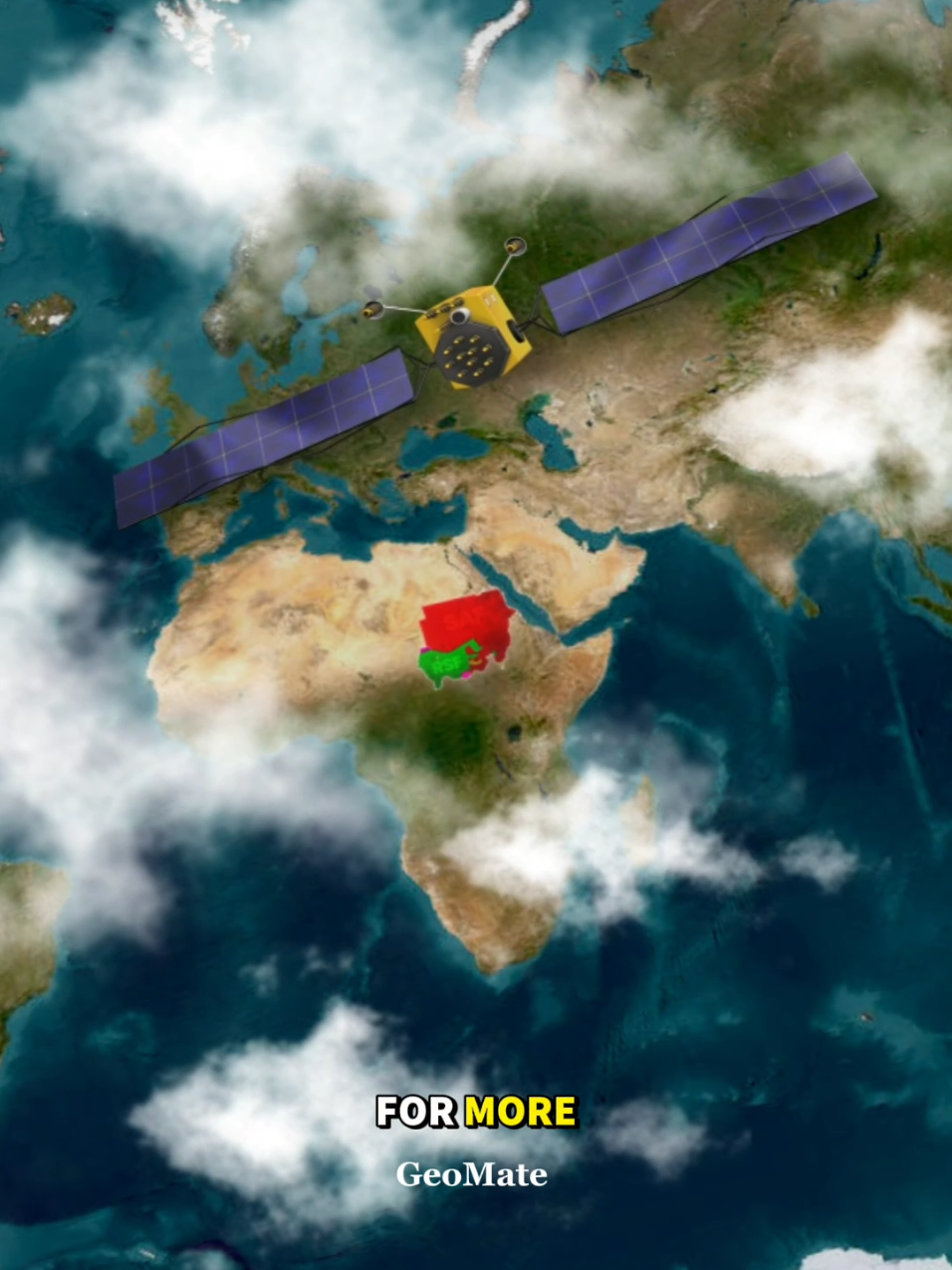 Sudan - The G3n0cid3 visible from Space #alfashir #Sudan #UAESudan #geofacts #GeoMate 