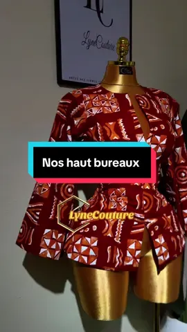 Lundi ! Rendez vous au boulot bien habillé c’est important 🧡💚💜 #couture #haut #pagneafricain #vues #outfits 
