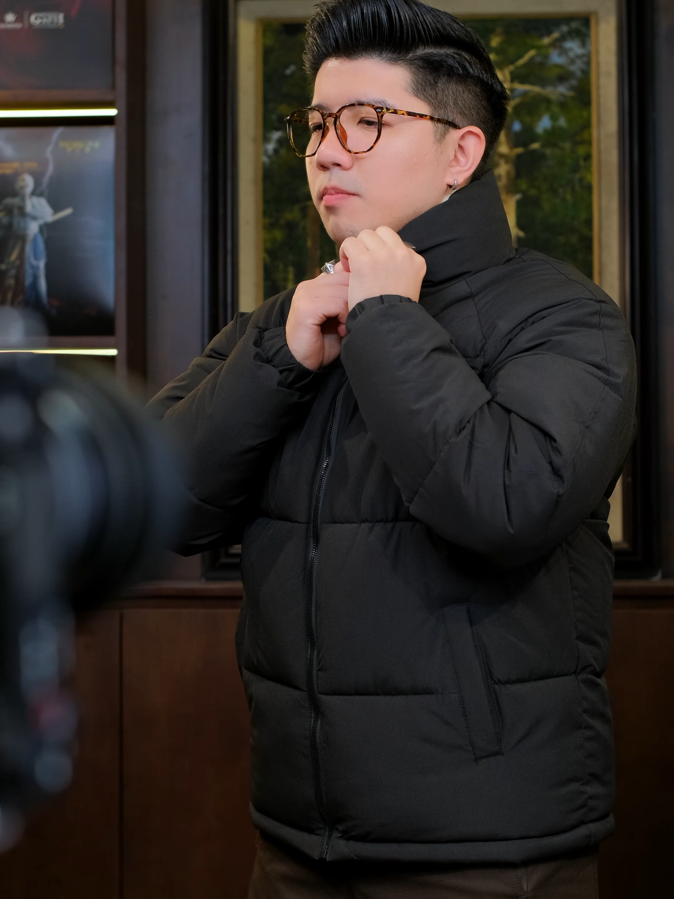 Áo khoác phao lót lông cừu siêu dày giữ ấm tốt #minhcuan #xuhuong #thoitrangnam #aokhoac #aophao #aophaolotlong