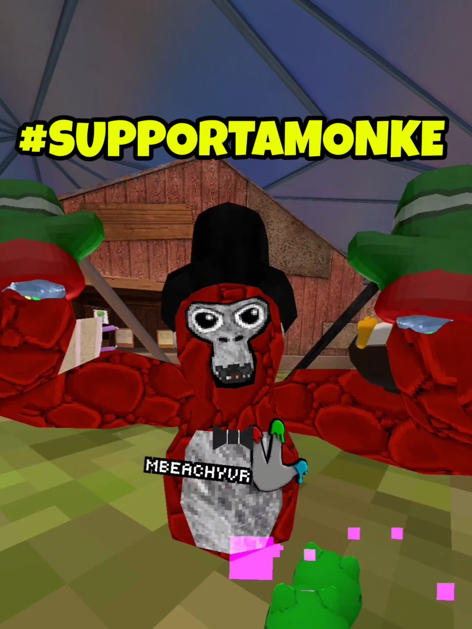 Support A Monke: Show & Tell #supportamonke #gorillatag #gtag #vr #gaming