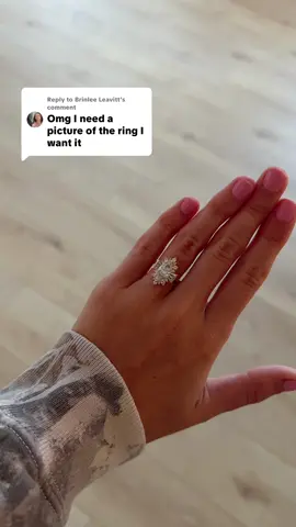 Replying to @Brinlee Leavitt a close up moment for my ring!! Any excuse to show it off🤭💍 #engaged #engagementring #uniqueengagementrings #engagementrings #engagedtiktok 