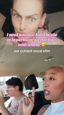 @cymone & kayla #auhdtok #vocalstims #runlineswithme #BestFriends 
