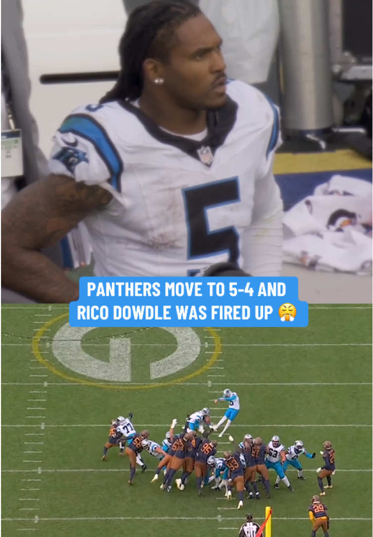 seeing his hard work pay off 🔥 #ricodowdle #carolinapanthers #nfl 