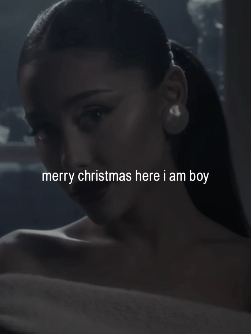 December ୨ৎ || #arianagrande #christmas #songlyrics #viral #fyp || christmas and chill || ariana grande christmas song
