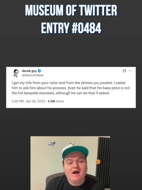 I called your tailor - Museum of Twitter #0484 #twitter #twitterquotes #museumoftwitter #fashion #menswear #malefashion #tailoring