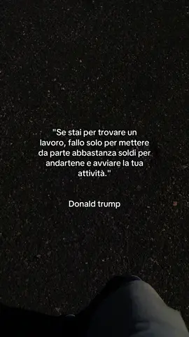 Lavora per scappare, non per restare.  #Mindset #LibertàFinanziaria #Motivazione #Business #CrescitaPersonale 