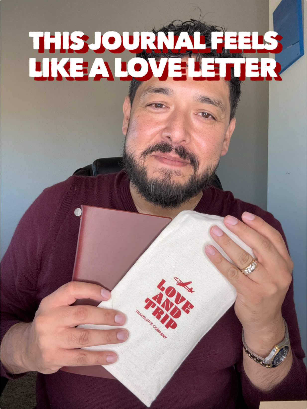 “Listen, Journal Baddies — the Traveler’s Company Love & Trip edition is basically a love letter disguised as a notebook. The details, the leather cover, the vibe — it’s everything. Here’s why this might be my new favorite TN release. 💌 #TravelersNotebookReview #StationeryAddict #JournalBaddieApproved” #TravelersNotebook #StationeryReview   