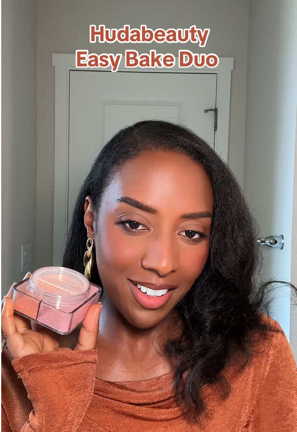 Trying out @Huda Beauty Easy bake duo and it did not disappoint!!  #hudabeauty #easybake #makeup #habeshatiktok #hudabeautyeasybake 