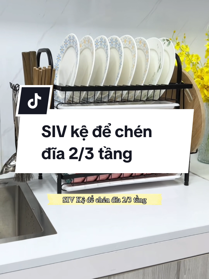 SIV kệ để chén đĩa 2/3 tầng #giadung #giadungtienich #kechen #kechenbat #kechenbatdanang 