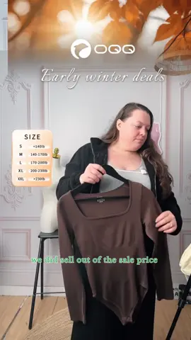 OQQ Womens 2 Piece Bodysuits Long Sleeve Square Neck Stretch Fitted Bodysuits Basic