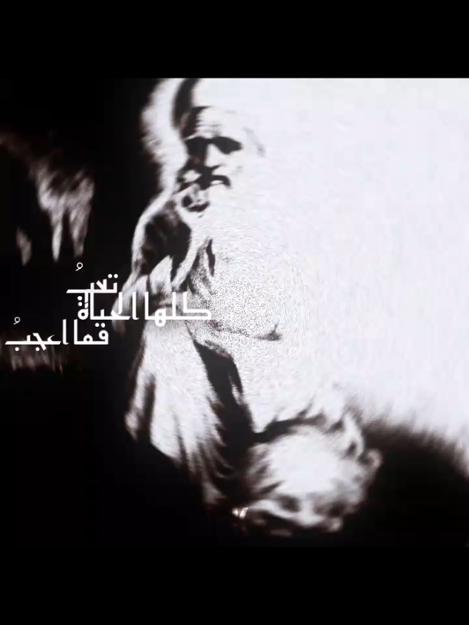 ضجعةُ الموتِ رقدة يستريح ال جسمُ فيها، والعيش مثل السّهادِ تعبٌ كلها الحياة فما أعجب  إلا من راغب في ازديادِ!  المعري. #ابو_العلاء_المعري #فلسفة #viral #philosophy #fyp 