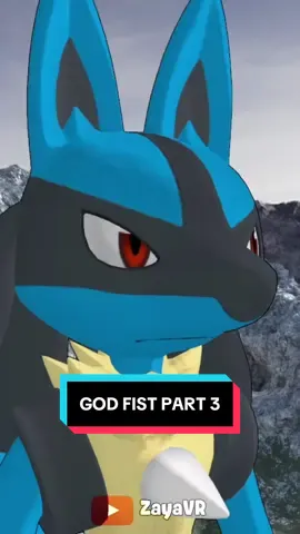 Lucario learns the God Fist Part 3 (PART 4 COMING 11/6) #PokemonLegendsZA #Lucario #PokemonVR #FunnyGaming #pokemonclip 