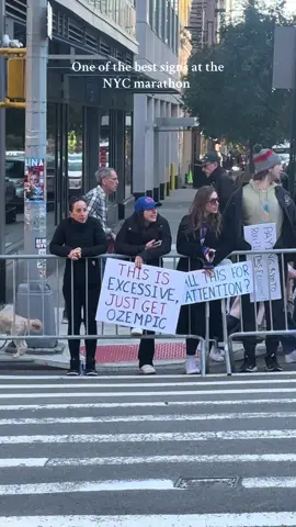 One of the best signs at the nyc marathon #nycmarathon #nyrr #fyp #nyc #marathon 