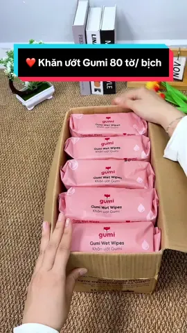 Trả lời @Đào Thị Lài ❤️ Khăn ướt Gumi 80 tờ/ bịch đang có voucher còn hỗ trợ ship về tận nhà quá rẻ #khanuotgumi #cindythuytichcuc 